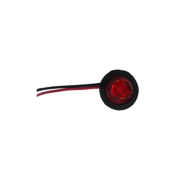 LED 12/24V SIDE MARKER RED C/CABLE 13CM - Pack of 2 PZ