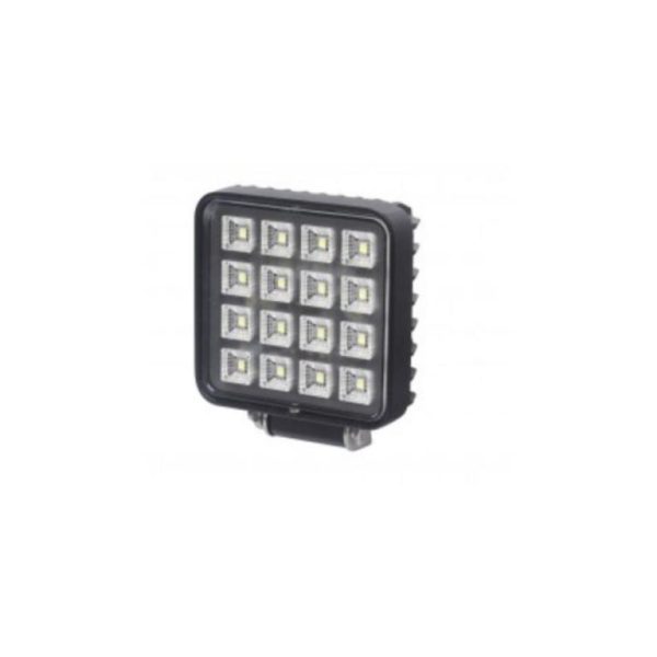 FARO LAVORO MINI QUADRATO 12LED 9-32V C/INTERRUTTORE IP67
