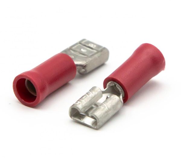 FASTON FEM.MEDIO PREISOLATO ROSSO - Confezione da 200 PZ
