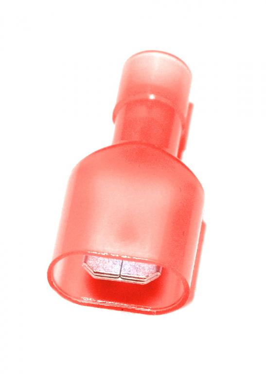 FASTON ISOLATO ROSSO PER 3013 - Confezione da 100 PZ