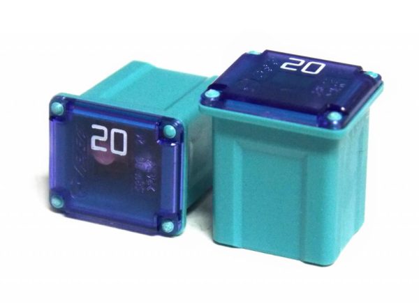 FUSIBILE JCASE FEMM 20 AMP AZZURRO ALTEZZA RIDOT - Pack of 2 PZ