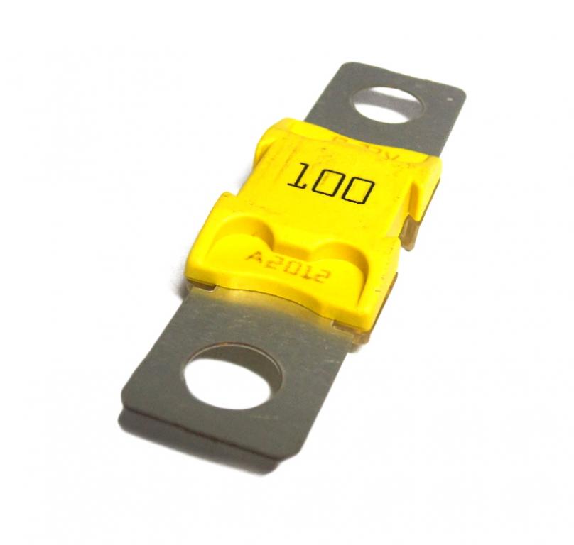 FUSIBILE MEGAVAL 100 AMP. GIALLO - Confezione da 2 PZ - Guidoni srl