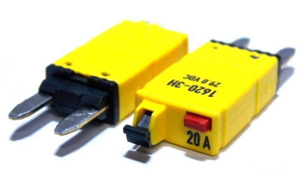 FUSIBILE MINI RIPRISTINABILE 12/24V 20 AMP