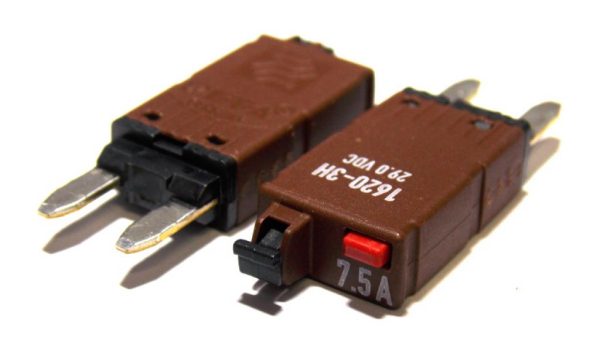 FUSIBILE MINI RIPRISTINABILE 12/24V 7.5 AMP