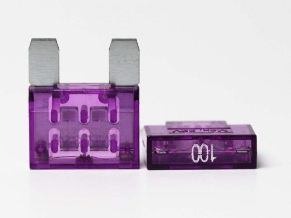 MAXIFUSIBILE 100 AMP A LED VIOLA - Pack of 4 PZ