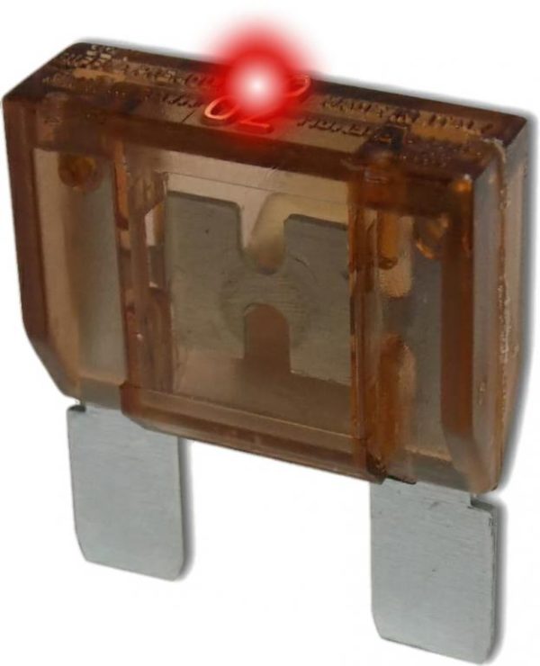 MAXIFUSIBILE 50 AMP A LED ROSSO - Pack of 4 PZ