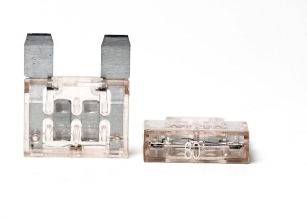 MAXIFUSIBILE 80 AMP A LED TRASPARENTE - Pack of 4 PZ