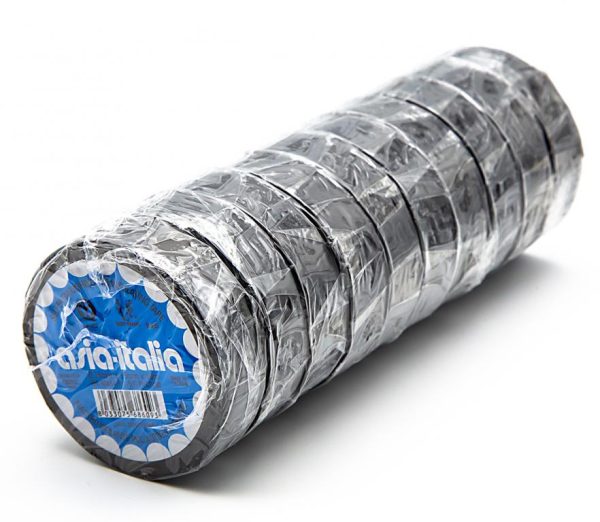 NASTRO ISOLANTE  PVC 1.5X10 MT.NERO - Pack of 10 PZ