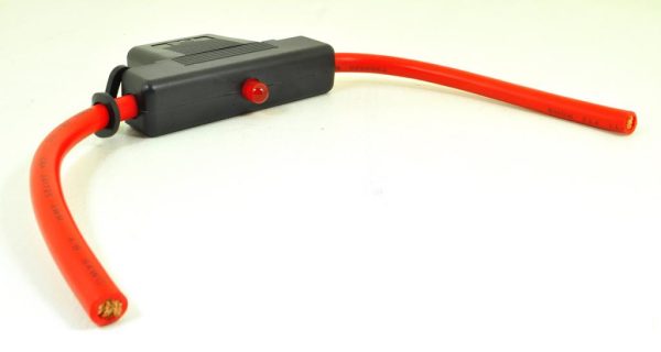 PORTAMAXI FUSIBILE C/LED VOLANTE STAGNO - Pack of 2 PZ
