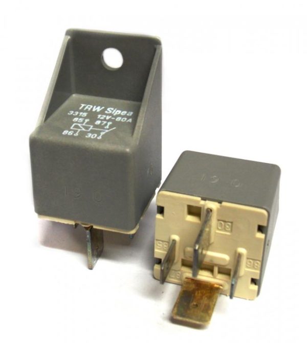 RELAIS 12V 80A CON STAFFA - Confezione da 4 PZ