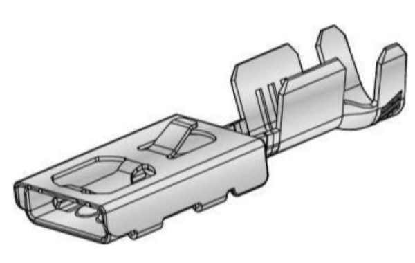 TERMINALE FEMMINA F480E SZ.1.5-2.5MMQ PER MODULI MINIRELAIS - Confezione da 100 PZ