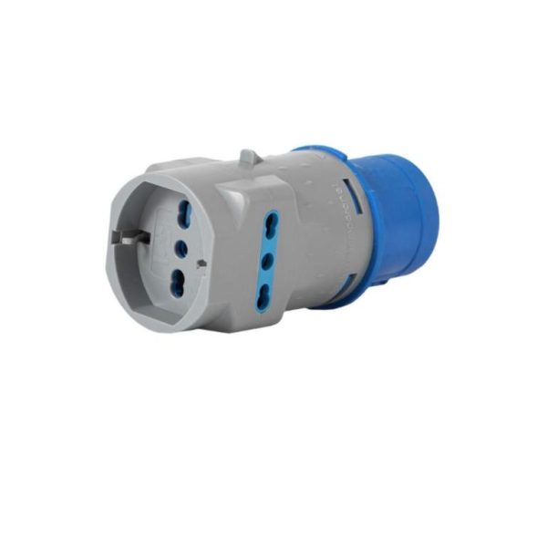 ADATTATORE DA SPINA IND.220V A 16A CE