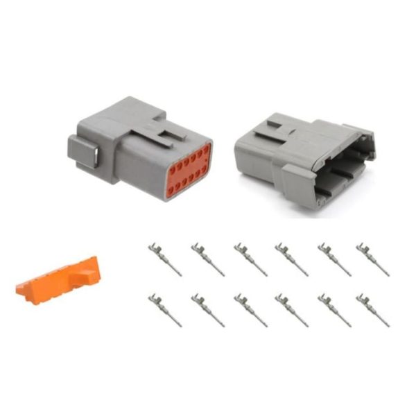 KIT CONNETTORE DEUTSCH SERIE DTM 12V P.M.