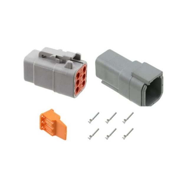 KIT CONNETTORE DEUTSCH SERIE DTM 6V P.F.