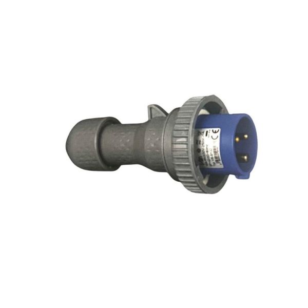 SPINA VOLANTE 220V 2P+T 16 AMP BLU CABLAGGIO RAPIDO