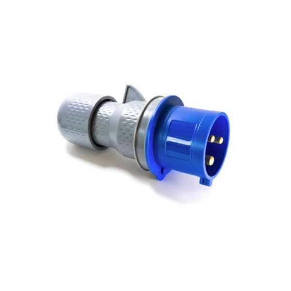 SPINA VOLANTE 220V 2P+T 16 AMP BLU - Confezione da 2 PZ