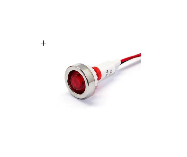 RED WIRED 12/24V INDICATOR