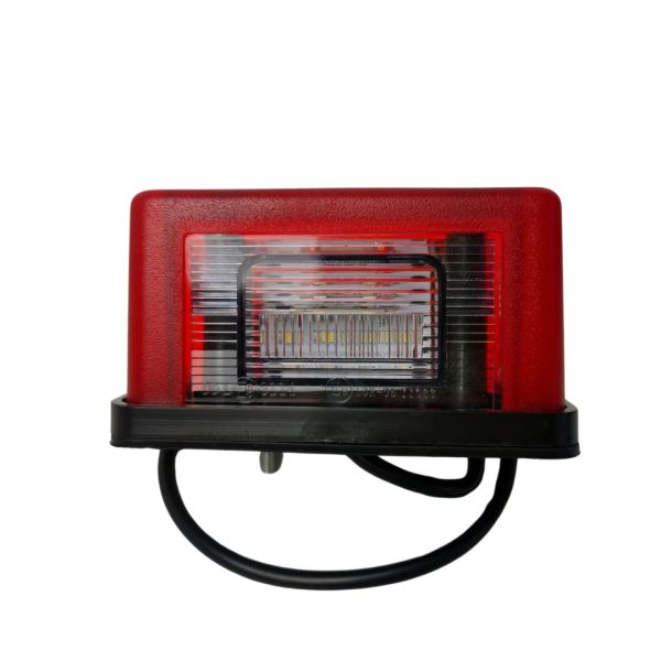 12/24V RED LED LICENSE LIGHT WITH POSITION WITH 50CM CABLE