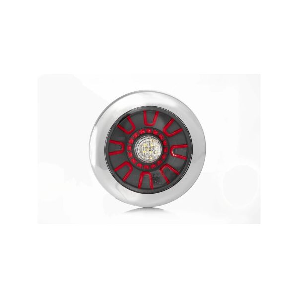 FANALE LED POSTERIORE CROMATO