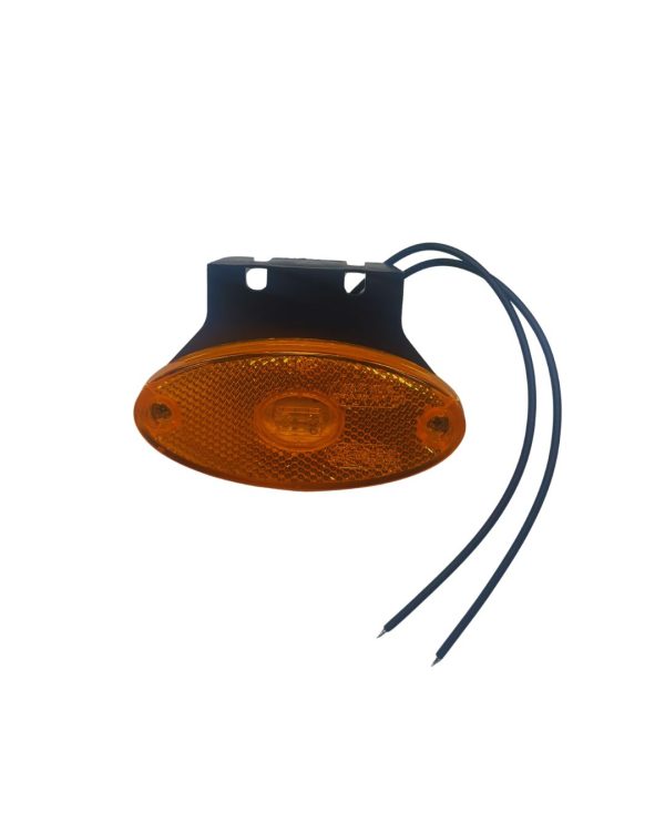 FANALE LATERALE OVALE SIDE MARKER ARANCIO LED Senza CLICK IN