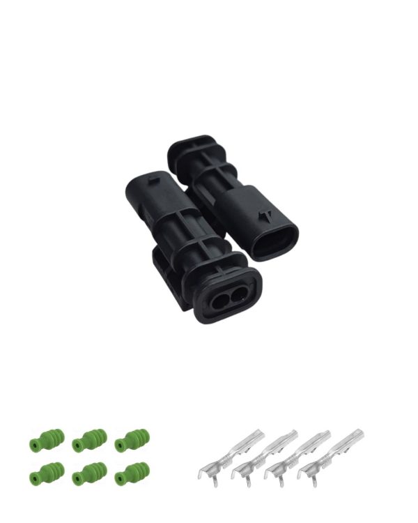 2-WAY PM CONNECTOR KIT M SERIES WITH 1.2 FOR SENSORS AND INJECTORS