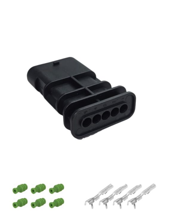 6-WAY PM CONNECTOR KIT M SERIES WITH 1.2 FOR SENSORS AND INJECTORS