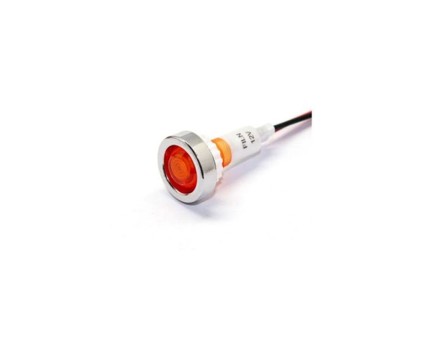 WIRED ORANGE WARNING LIGHT 12/24V
