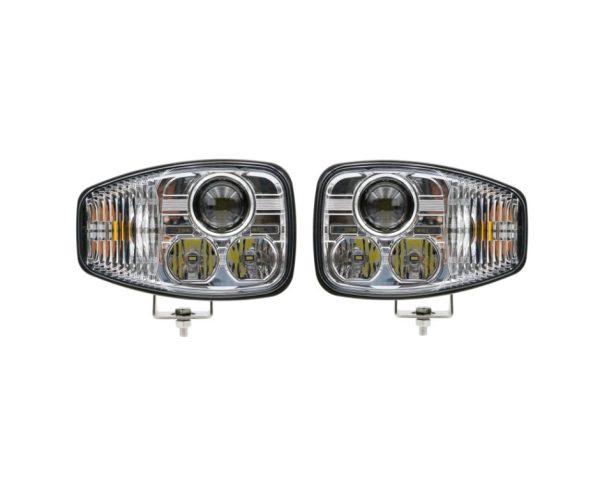 DX+SX 12/24V LED PROJECTOR PAIR 224X148X108mm