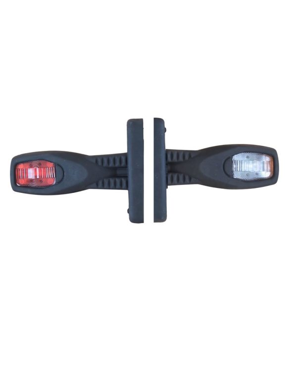 FANALINO LAT.INGOMBRO CORTO 3 LED DX/SX 132H BASE 102X35MM INTERASSE 78MM