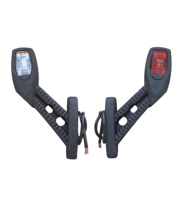 FANALINO LAT.INGOMBRO MEDIO 3 LED SX 109.8H BASE 183,5X35MM INTERASSE 78MM