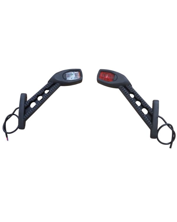 FANALINO LAT.INGOMBRO LUNGO 3 LED DX 109.8H LUNG.179 BASE 34.5MM INTERASSE 78MM
