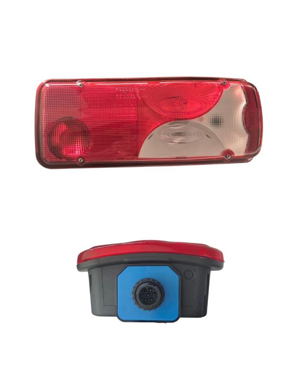 FANALE POST.DX S/LUCE TARGA SCANIA SERIE IV P-R DAL 2007-> C/CONNETTORE LATERALE 7 PIN (CON2243)