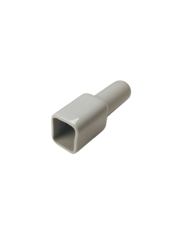 Grey PVC boot for Deutsch DT 2-way male connector